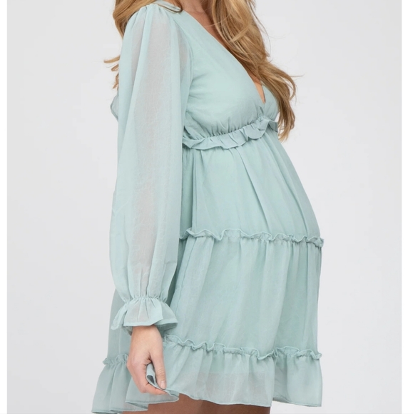 Pink Blush Maternity Dress - Picture 5 of 6